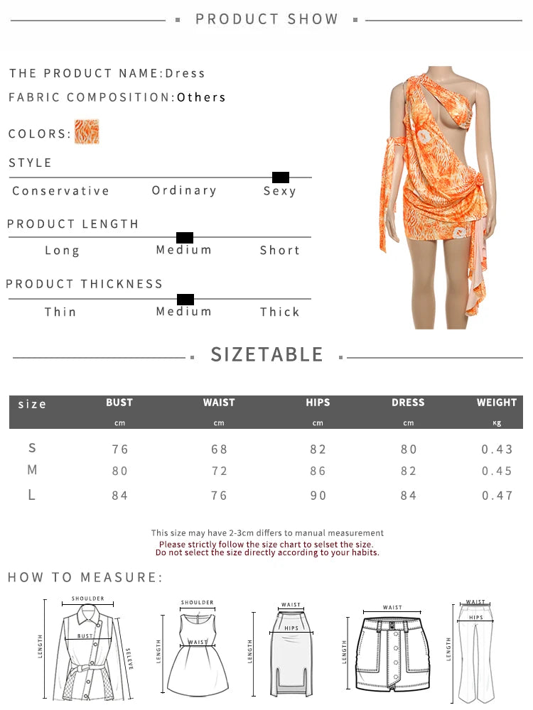 Tie Dye Women Mini Dress Stunning Sexy Incline Shoulder Hollow Cleavage Appliques Tassel Bodycon Mujer Coquette Y2K Frock